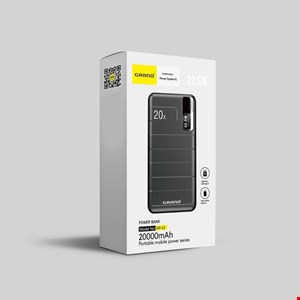 پاوربانک گرند مدل Gp-22 ظرفیت 20000 میلی آمپر ساعت