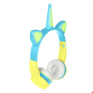 هدفون بی سیم طرح اسب تک شاخ بچگانه مدل XY-212