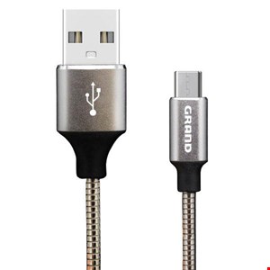کابل تبدیل USB به micro گرند مدل KP-02 طول 0.2 متر