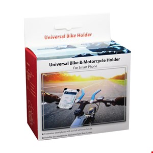 هولدر موبایل مناسب موتور و دوچرخه چهار گوشه مدل Universal Bike Holder