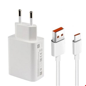 شارژر شیائومی مدل 67 وات با کابل تبدیل USB-C